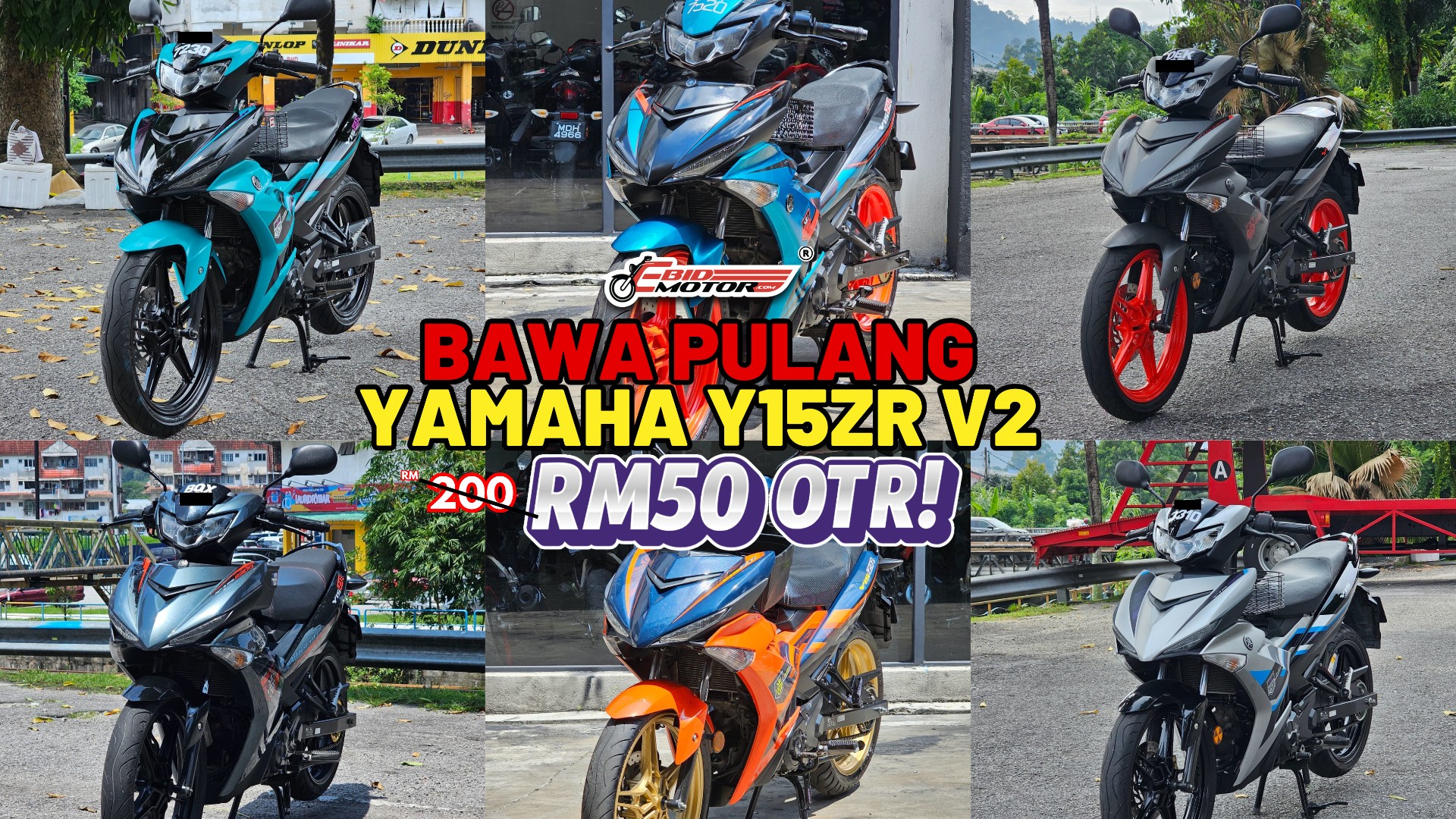 PROMOSI: Bawa Balik Yamaha Y15ZR (2023) Dengan Deposit RM50 Sahaja! 